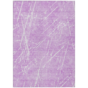 Homeroots 3' Artichoke Green And Ivory Abstract Washable Area Rug - Ideal For Indoor And Outdoor Spaces 9' X 12' Polyester 579232