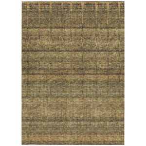 Homeroots 3' Stylish Striped Washable Area Rug - Ideal For Indoor And Outdoor Use, Durable, Stain Resistant 3' X 5' Polyester 579240