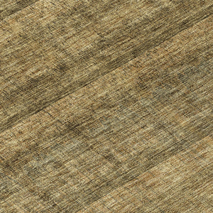 Homeroots 3' Stylish Striped Washable Area Rug - Ideal For Indoor And Outdoor Use, Durable, Stain Resistant 8' Round Polyester 579242