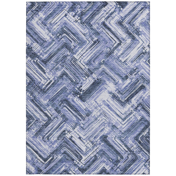 Homeroots 3' Geometric Washable Indoor Outdoor Area Rug - Durable, Stylish, And Stain-resistant For All Spaces 10' X 14' Polyester 579269