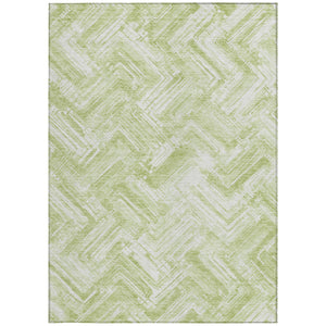 Homeroots 3' Geometric Washable Indoor Outdoor Area Rug - Durable, Stylish, And Stain-resistant For All Spaces 5' X 8' Polyester 579283
