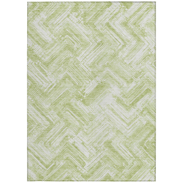Homeroots 3' Geometric Washable Indoor Outdoor Area Rug - Durable, Stylish, And Stain-resistant For All Spaces 10' X 14' Polyester 579287