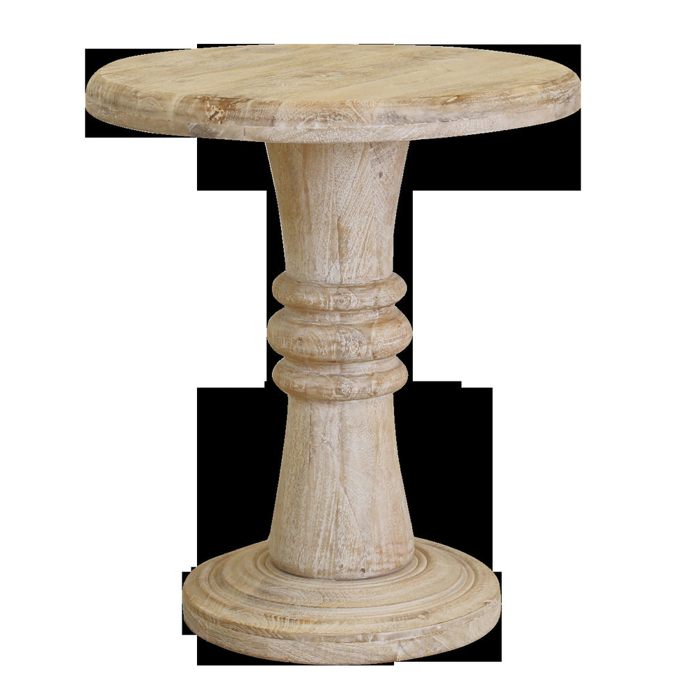 Homeroots 28" Brown Solid Wood End Table   579296