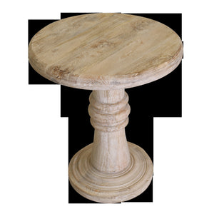 Homeroots 28" Brown Solid Wood End Table   579296