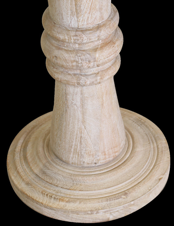 Homeroots 28" Brown Solid Wood End Table   579296