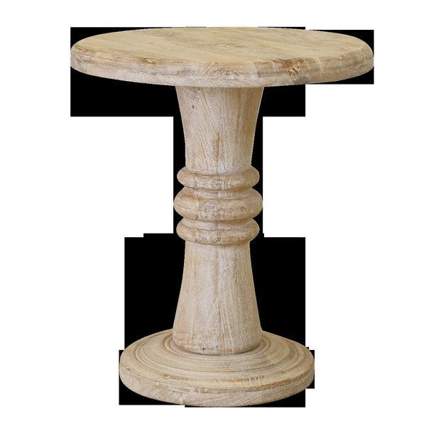 Homeroots 28" Brown Solid Wood End Table   579296