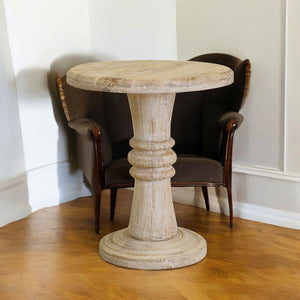 Homeroots 28" Brown Solid Wood End Table   579296