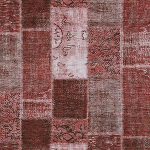 Homeroots 3' Artichoke Green And Ivory Patchwork Washable Area Rug For Indoor And Outdoor Spaces, Durable Design 5' X 8' Polyester 579326