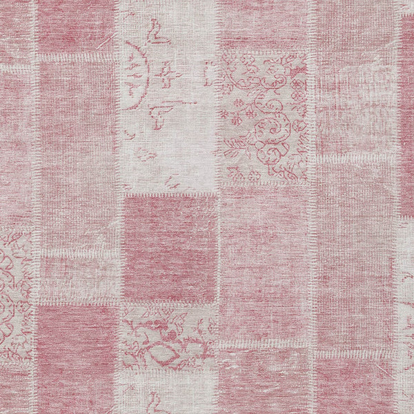 Homeroots 3' Artichoke Green And Ivory Patchwork Washable Area Rug For Indoor And Outdoor Spaces, Durable Design 9' X 12' Polyester 579341