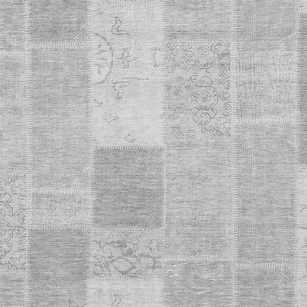 Homeroots 3' Artichoke Green And Ivory Patchwork Washable Area Rug For Indoor And Outdoor Spaces, Durable Design 3' X 5' Polyester 579349