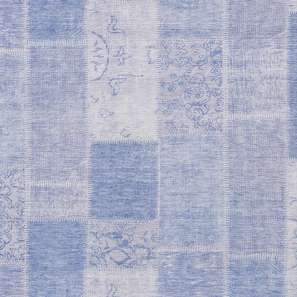 Homeroots 3' Artichoke Green And Ivory Patchwork Washable Area Rug For Indoor And Outdoor Spaces, Durable Design 3' X 5' Polyester 579355