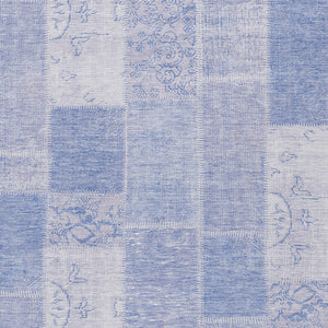 Homeroots 3' Artichoke Green And Ivory Patchwork Washable Area Rug For Indoor And Outdoor Spaces, Durable Design 8' X 10' Polyester 579358