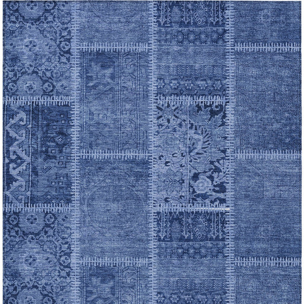 Homeroots 3' Brown And Beige Patchwork Washable Area Rug - Stylish, Durable, And Perfect For Indoor Or Outdoor Use 10' X 14' Polyester 579390