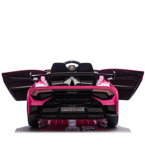 English Elm Lamborghini Huracan Sto 24v Kids Ride on Drift Car with Led Lights and Remote W1578P210770