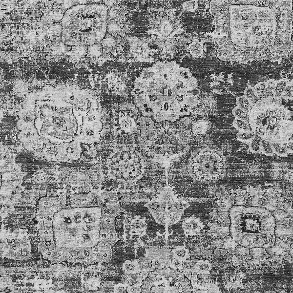 Homeroots 3' Artichoke Green Floral Washable Area Rug - Ideal For Indoor & Outdoor Spaces, Stain Resistant Design 3' X 5' Polyester 579457