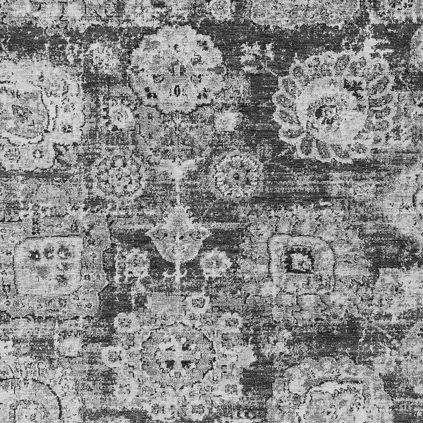 Homeroots 3' Artichoke Green Floral Washable Area Rug - Ideal For Indoor & Outdoor Spaces, Stain Resistant Design 8' X 10' Polyester 579460