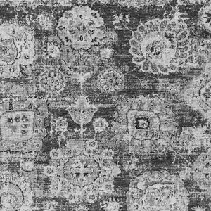 Homeroots 3' Artichoke Green Floral Washable Area Rug - Ideal For Indoor & Outdoor Spaces, Stain Resistant Design 10' X 14' Polyester 579462