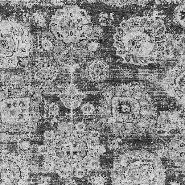 Homeroots 3' Artichoke Green Floral Washable Area Rug - Ideal For Indoor & Outdoor Spaces, Stain Resistant Design 10' X 14' Polyester 579462