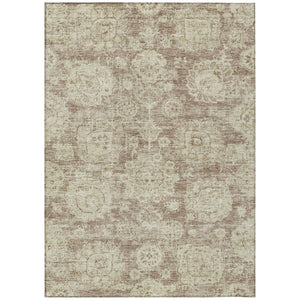 HomeRoots 9' Floral Washable Area Rug for Indoor and Outdoor Use - Durable, Easy-Care, Timeless Design 9' X 12' 579467