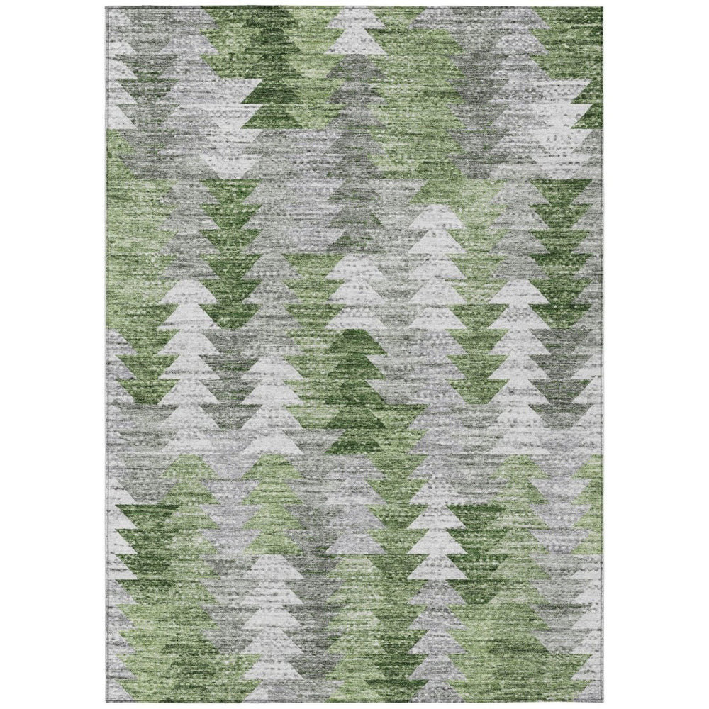 HomeRoots 9' Geometric Washable Area Rug – Durable, Stain-Resistant Design for Indoor and Outdoor Spaces 9' X 12' 579509