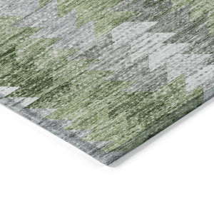HomeRoots 9' Geometric Washable Area Rug – Durable, Stain-Resistant Design for Indoor and Outdoor Spaces 9' X 12' 579509
