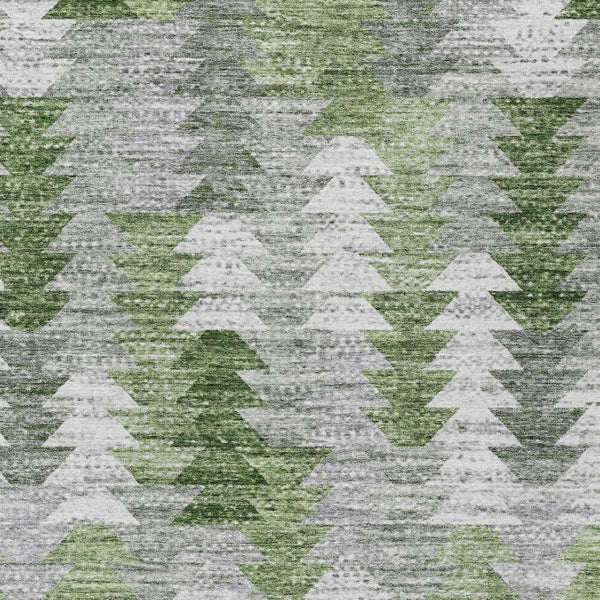 HomeRoots 9' Geometric Washable Area Rug – Durable, Stain-Resistant Design for Indoor and Outdoor Spaces 9' X 12' 579509