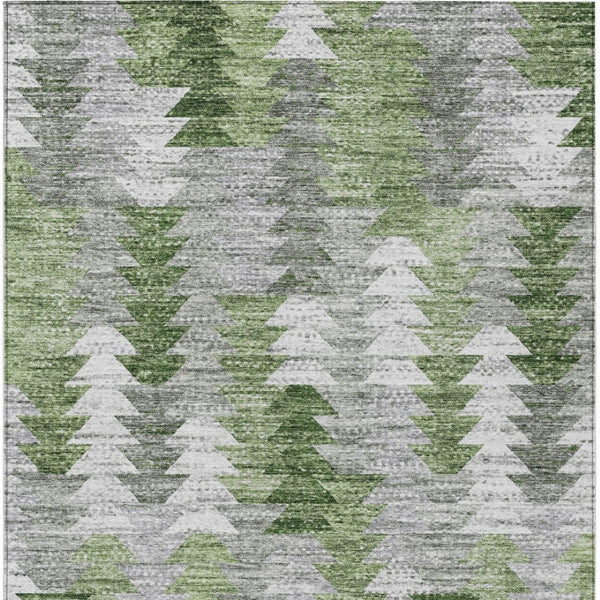 HomeRoots 9' Geometric Washable Area Rug – Durable, Stain-Resistant Design for Indoor and Outdoor Spaces 9' X 12' 579509