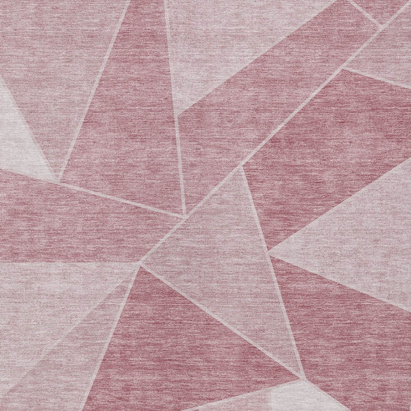 Homeroots 3' Geometric Artichoke Green Area Rug - Stylish Washable Design For Indoor & Outdoor Spaces 8' X 10' Polyester 579544