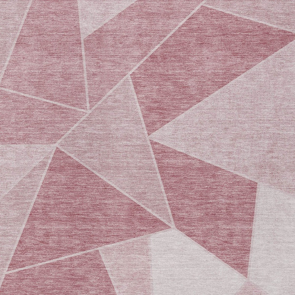 Homeroots 3' Geometric Artichoke Green Area Rug - Stylish Washable Design For Indoor & Outdoor Spaces 9' X 12' Polyester 579545