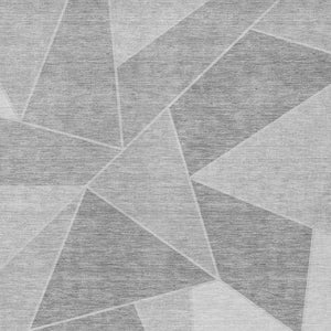 Homeroots 3' Geometric Artichoke Green Area Rug - Stylish Washable Design For Indoor & Outdoor Spaces 9' X 12' Polyester 579563