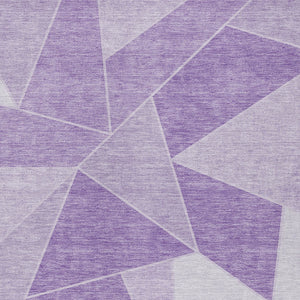 Homeroots 3' Geometric Artichoke Green Area Rug - Stylish Washable Design For Indoor & Outdoor Spaces 3' X 5' Polyester 579565