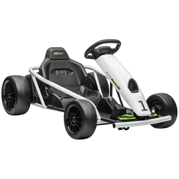 English Elm Aosom Licensed Bmw I4 12v Kids Ride on Car with Remote Suspension and Soft Start White W2225P217189