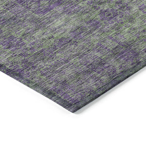 Homeroots 3' Artichoke Green & Ivory Oriental Washable Area Rug - Durable Indoor/Outdoor Design For Every Space 9' X 12' Polyester 579623