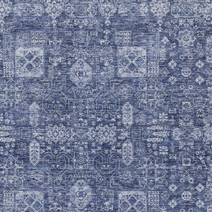 Homeroots 3' Artichoke Green & Ivory Oriental Washable Area Rug - Durable Indoor/Outdoor Design For Every Space 8' X 10' Polyester 579646