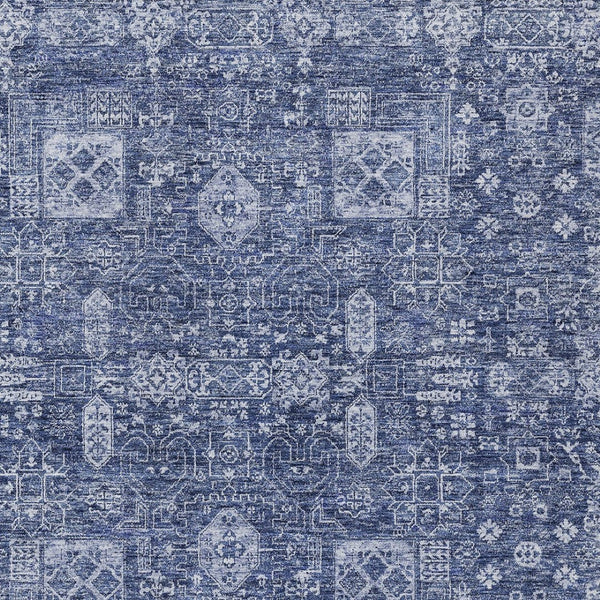 Homeroots 3' Artichoke Green & Ivory Oriental Washable Area Rug - Durable Indoor/Outdoor Design For Every Space 8' X 10' Polyester 579646