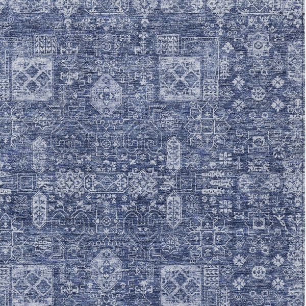 Homeroots 3' Artichoke Green & Ivory Oriental Washable Area Rug - Durable Indoor/Outdoor Design For Every Space 10' X 14' Polyester 579648