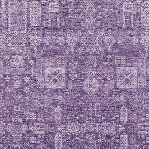 Homeroots 3' Artichoke Green & Ivory Oriental Washable Area Rug - Durable Indoor/Outdoor Design For Every Space 9' X 12' Polyester 579659