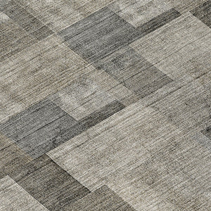 Homeroots 3' Geometric Washable Indoor Outdoor Area Rug In Green And Mint – Stylish, Durable, And Versatile! 8' Round Polyester 579675