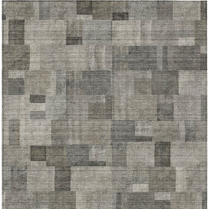 Homeroots 3' Geometric Washable Indoor Outdoor Area Rug In Green And Mint – Stylish, Durable, And Versatile! 8' X 10' Polyester 579676