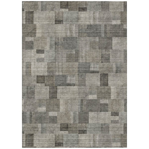 HomeRoots 9' Geometric Taupe Beige and Gray Area Rug - Stylish, Washable, Durable for Indoor and Outdoor Use 9' X 12' 579677