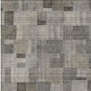 Homeroots 3' Geometric Washable Indoor Outdoor Area Rug In Green And Mint – Stylish, Durable, And Versatile! 10' X 14' Polyester 579678