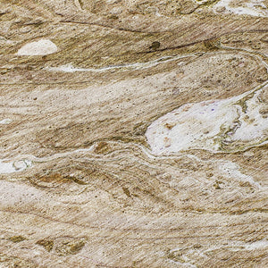 Homeroots 3' Brown Tan And Beige Abstract Washable Indoor Outdoor Area Rug For Versatile Home Decor Solutions 8' Round Polyester 579681