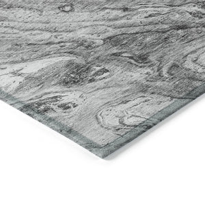 Homeroots 3' Brown Tan And Beige Abstract Washable Indoor Outdoor Area Rug For Versatile Home Decor Solutions 3' X 5' Polyester 579685