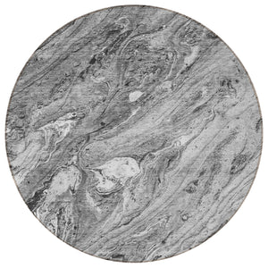 Homeroots 3' Brown Tan And Beige Abstract Washable Indoor Outdoor Area Rug For Versatile Home Decor Solutions 8' Round Polyester 579687