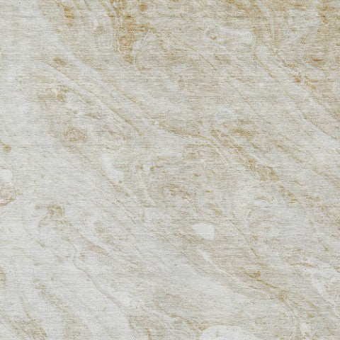 Homeroots 3' Brown Tan And Beige Abstract Washable Indoor Outdoor Area Rug For Versatile Home Decor Solutions 10' X 14' Polyester 579696