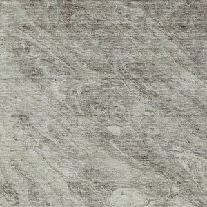 Homeroots 3' Brown Tan And Beige Abstract Washable Indoor Outdoor Area Rug For Versatile Home Decor Solutions 3' X 5' Polyester 579703