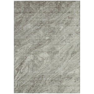 Homeroots 3' Brown Tan And Beige Abstract Washable Indoor Outdoor Area Rug For Versatile Home Decor Solutions 10' X 14' Polyester 579708