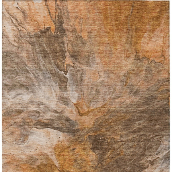 Homeroots 3' Purple And Navy Blue Abstract Washable Area Rug - Stylish Indoor Outdoor Comfort For Any Space 3' X 5' Polyester 579727