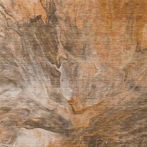 Homeroots 3' Purple And Navy Blue Abstract Washable Area Rug - Stylish Indoor Outdoor Comfort For Any Space 5' X 8' Polyester 579728