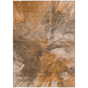 Homeroots 3' Purple And Navy Blue Abstract Washable Area Rug - Stylish Indoor Outdoor Comfort For Any Space 8' X 10' Polyester 579730